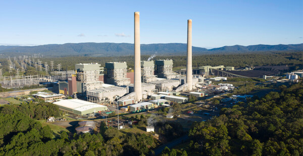 Aerial photo of Eraring Power Station on a sunny day (speculation)