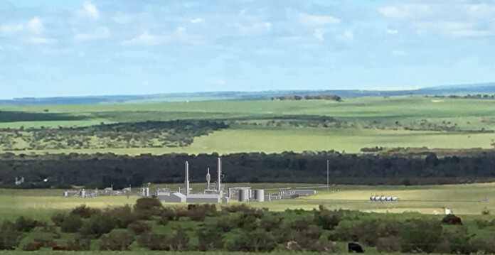 Rendered image of Beach Energy's Waitsia Stage 2 gas project