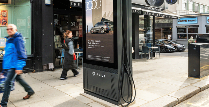 JOLT streetside EV charger in London, UK