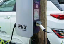 2026 Climate Solutions Accelerator startups announced Ausgrid-branded electric vehicle charges at EVX kerbside EV charger