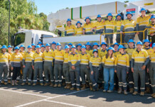 Class of 2026 hits the tools at CitiPower and Powercor Group shot of new Citipower and Powercor apprentices dressed in high-vis uniforms