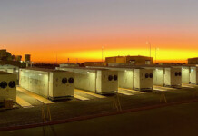 Pacific Energy inks battery deal with Territory Generation A battery energy storage system with beautiful sunrise in background