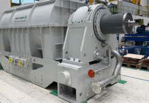 Powerlink inks deal for four syncons to bolster Qld grid Close up shot of a syncronous condenser in a factory