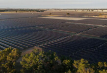Neoen’s Culcairn Solar Farm goes operational in NSW Aerial shot of a solar farm among green bushland.