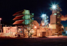 Hitachi Energy inks master outage agreement with Alinta gas-fired power station lit up at night time