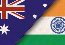 Australia and India partner on energy and resources Rendered image of two flags, one Australian and one Republic of India