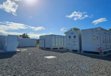 Lunio’s grid-scale Strathalbyn BESS goes online Battery units at the grid-scale Strathalbyn Battery Energy Storage System (BESS) underneath blue sky and white clouds