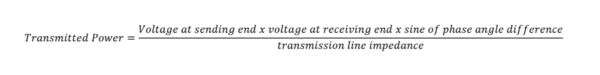 Equation explaining power transmission