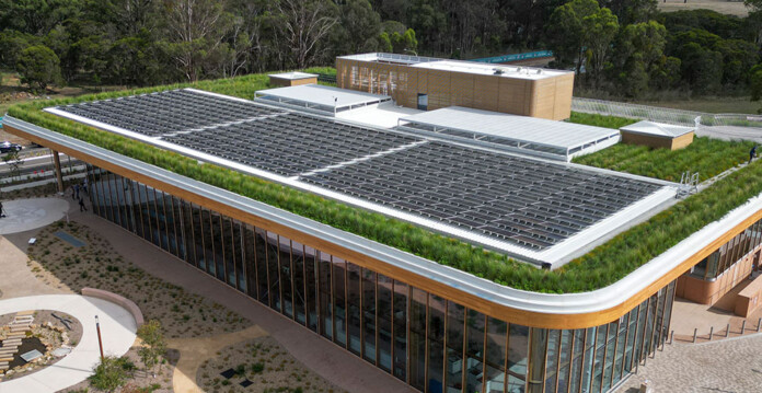 biosolar-green-roof-1 Biosolar rooftop of the First Building in Bradfield City