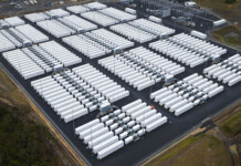 Waratah Super Battery reaches final commercial operations Aerial view of the Waratah BESS site with battery units and grid infrastructure