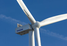 Construction begins at Palmer Wind Farm in South Australia Close-up of Vestas wind turbine
