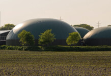 Tas Govt invests $12.5M in Westbury BioHub project Rendered image of Westbury Biohub facility with biogas domes
